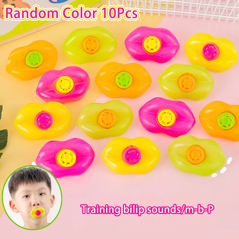 10Pcs Mouth Lip Whistle Toy Novelty Plastic Musical Tools Portable Cartoon Educational Toddler Supplies
10Pcs Mouth Lip Whistle Toy Novelty Plastic Musical Tools Portable Cartoon Educational Toddler Supplies