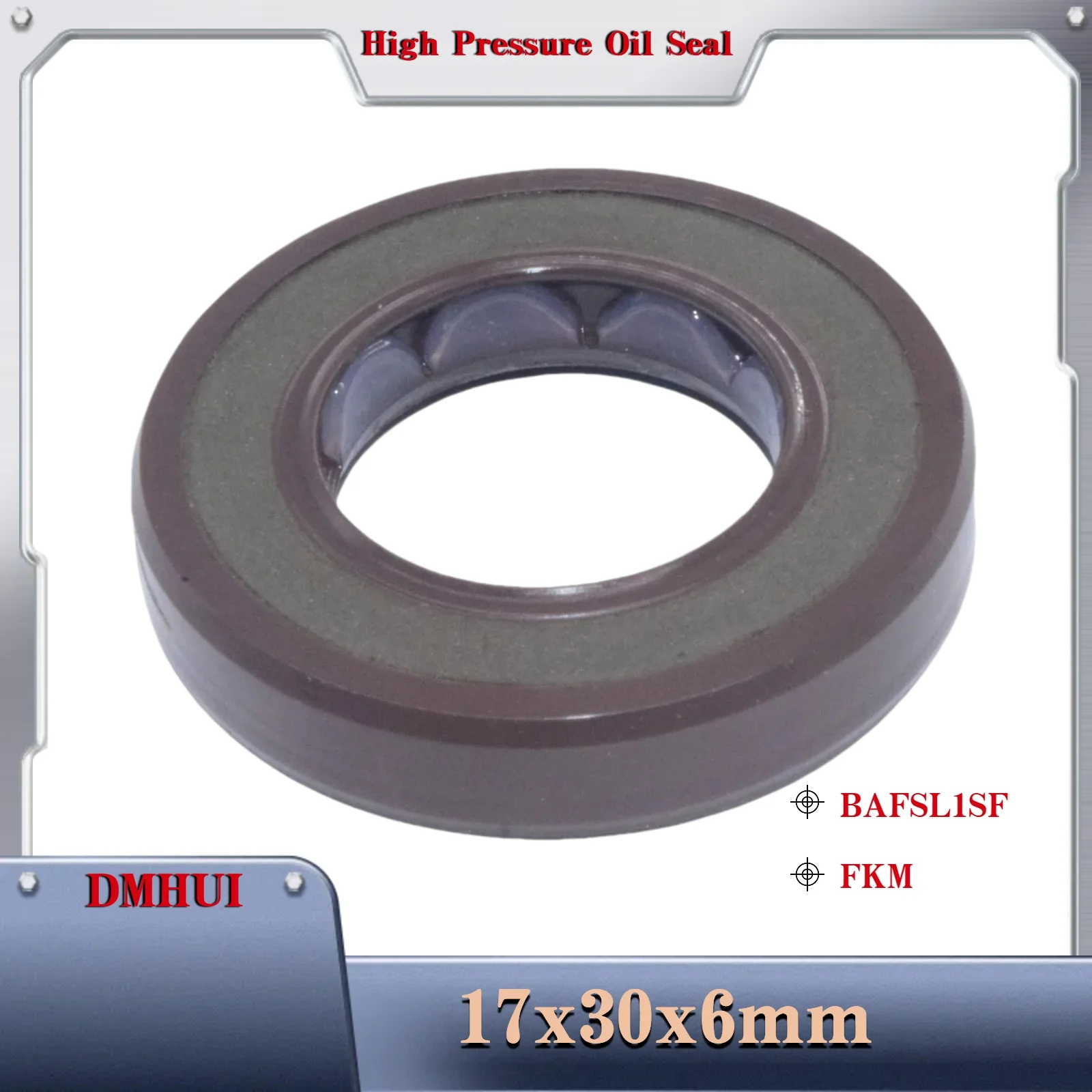17x30x6 BAFSL1SF/FKM 17×30×6 Hydraulic Pump Rotary Shaft High Pressure Seal 17X30X6 Motor Rotary Shaft Seal
17x30x6 BAFSL1SF/FKM 17×30×6 Hydraulic Pump Rotary Shaft High Pressure Seal 17X30X6 Motor Rotary Shaft Seal