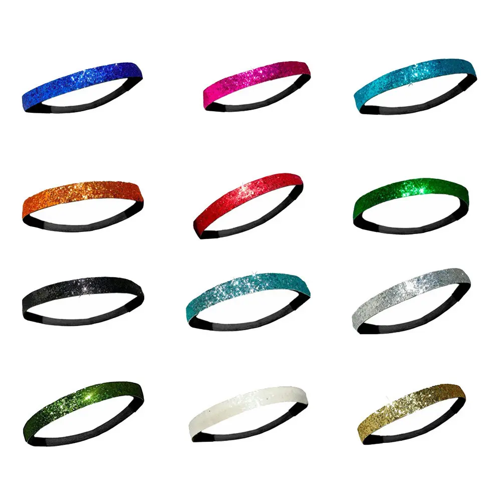 12Pcs Bright Candy Hue Glitter Elastic Headbands Stylish Accessories for Women Girls Halloween Carnival Costume Party
12Pcs Bright Candy Hue Glitter Elastic Headbands Stylish Accessories for Women Girls Halloween Carnival Costume Party