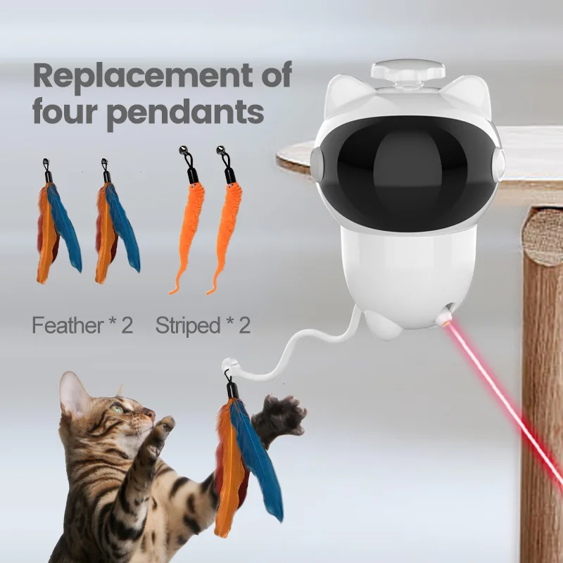 New Product: Laser Cat Teasing Stick, Pet Intelligent Sensing Cat Toy, Self Hi, Red Light Laser Cat Teasing Device
New Product: Laser Cat Teasing Stick, Pet Intelligent Sensing Cat Toy, Self Hi, Red Light Laser Cat Teasing Device