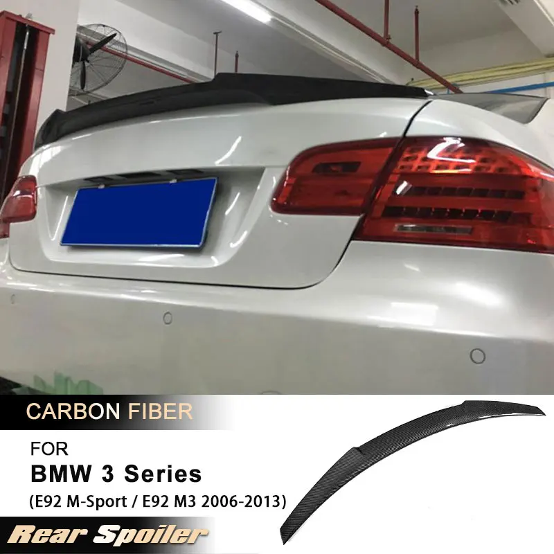 Car Rear Trunk Spoiler Wings for BMW 3 Series E92 M-Sport / E92 M3 Coupe 2006-2013 Full Carbon Fiber Rear Spoiler Boot Wing Lip
Car Rear Trunk Spoiler Wings for BMW 3 Series E92 M-Sport / E92 M3 Coupe 2006-2013 Full Carbon Fiber Rear Spoiler Boot Wing Lip