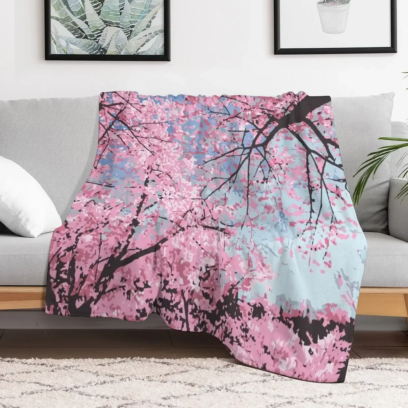 Cherry Blossoms Throw Blanket for sofa Personalized Gift Blankets Flannel Luxury Blankets
Cherry Blossoms Throw Blanket for sofa Personalized Gift Blankets Flannel Luxury Blankets