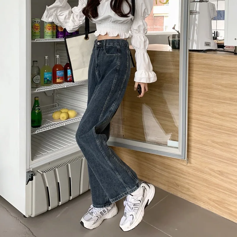 High Waist Flared Jeans Women plus Size Slimming Denim Pants Korean Sle Casual Long Trousers Cotton Polyester Blend
High Waist Flared Jeans Women plus Size Slimming Denim Pants Korean Sle Casual Long Trousers Cotton Polyester Blend