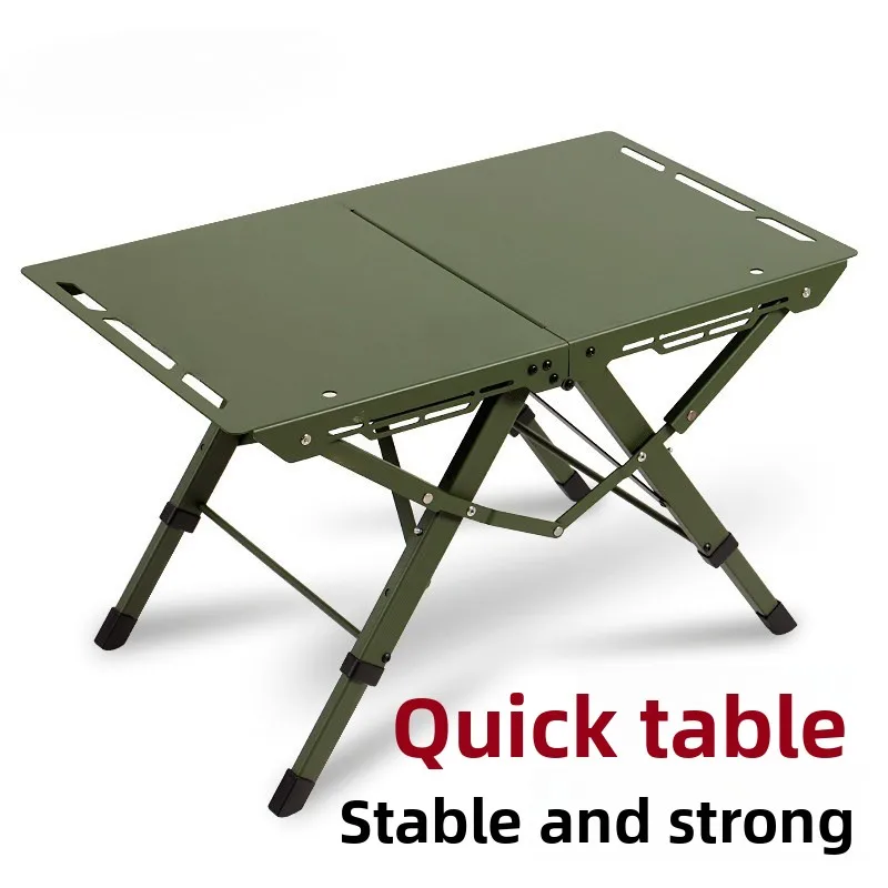 Outdoor Thickened Aluminum Alloy Quick Open Folding Table Tactical Table Camping Picnic Table New Thickened and Durable
Outdoor Thickened Aluminum Alloy Quick Open Folding Table Tactical Table Camping Picnic Table New Thickened and Durable