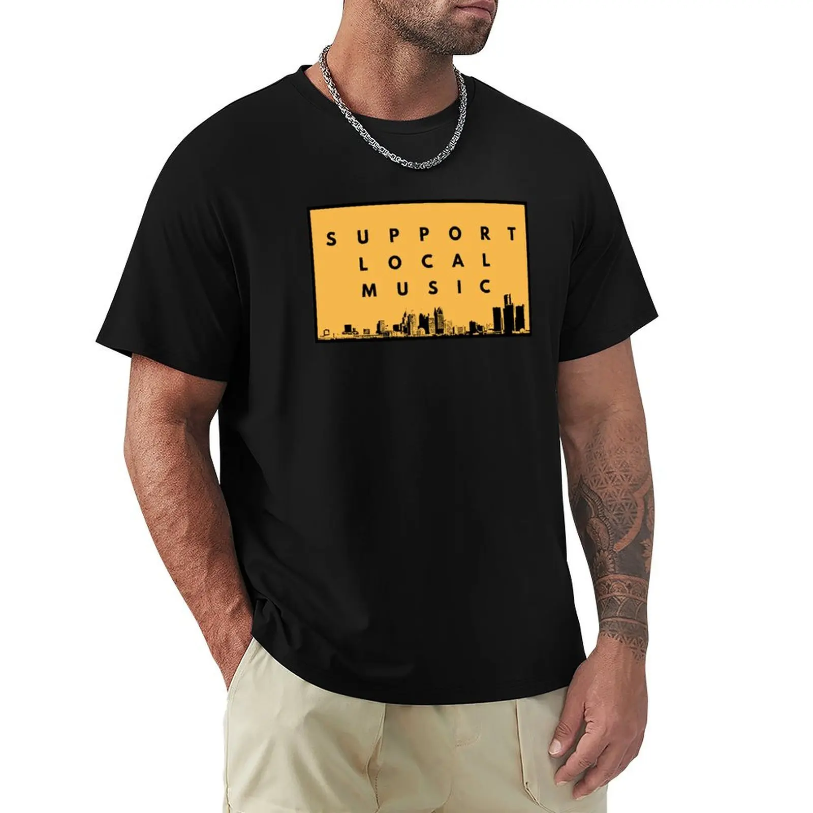 Support Local Music T-Shirt shirts graphic tee vintage anime shirt black t shirts for men
Support Local Music T-Shirt shirts graphic tee vintage anime shirt black t shirts for men