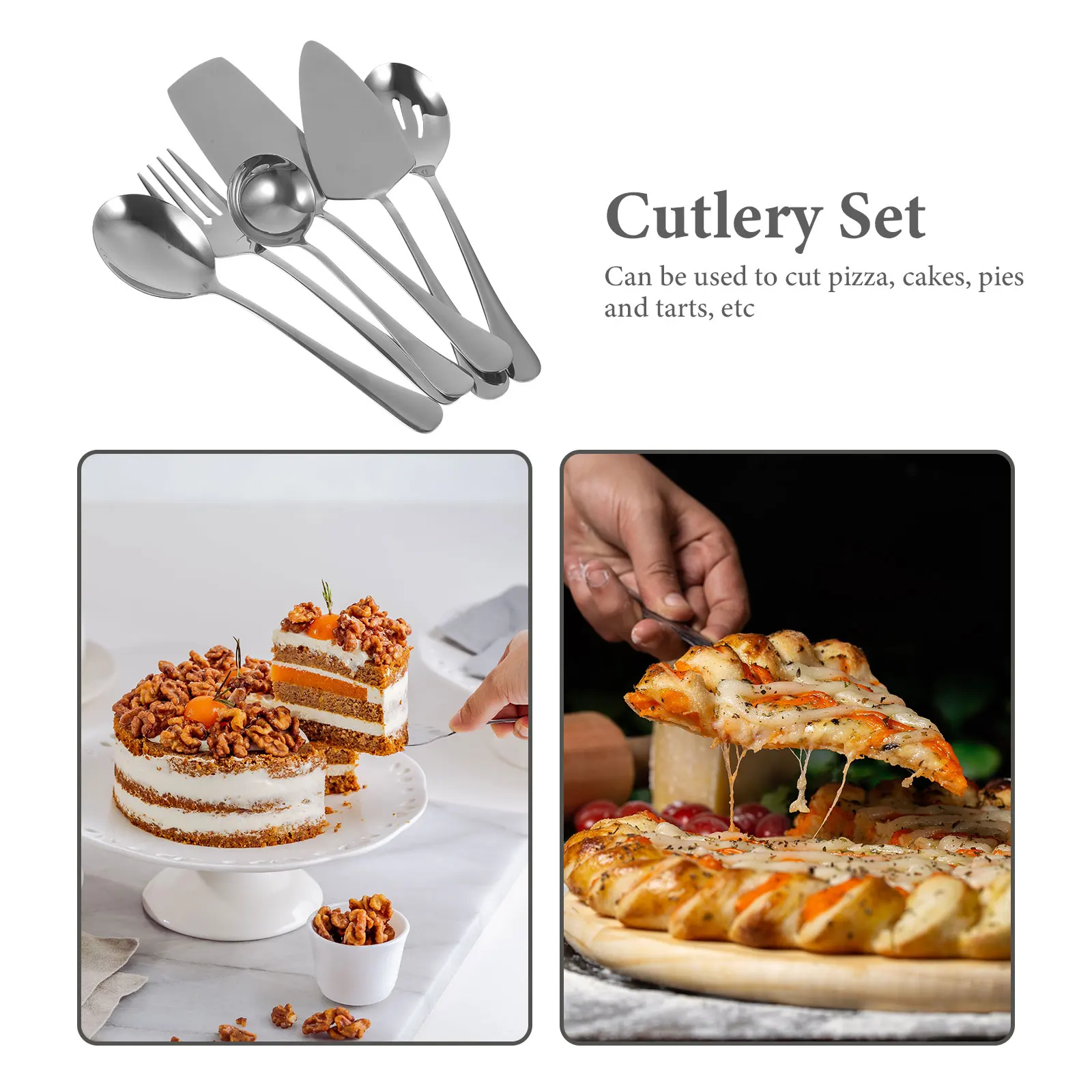 Cake Knife Set Serving Utensils Cutlery Stainless Steel Spoon Spoons Server Spatula Slotted Banquet
Cake Knife Set Serving Utensils Cutlery Stainless Steel Spoon Spoons Server Spatula Slotted Banquet