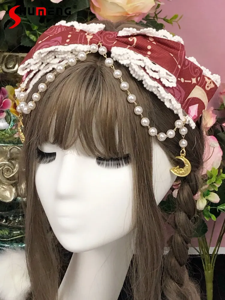 Lolita Hair Accessories for Women Sweet Black Purple Wine Red Angel Handle/Guardian Angel Lolita KC Headband Gadget Hair Band
Lolita Hair Accessories for Women Sweet Black Purple Wine Red Angel Handle/Guardian Angel Lolita KC Headband Gadget Hair Band