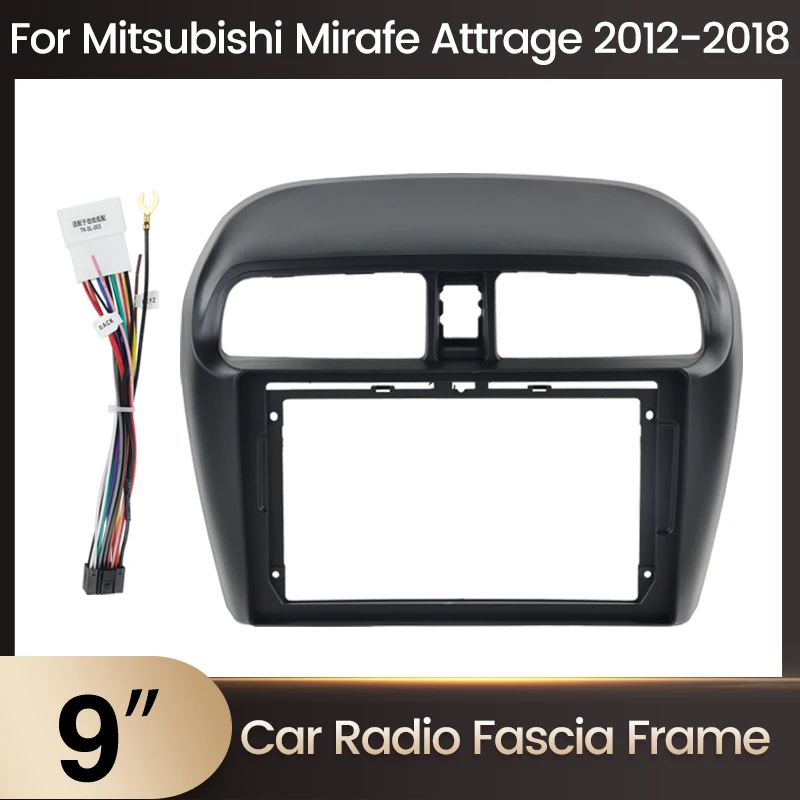 9'' For Mitsubishi Mirage Attrage 2012-2018Car Multimedia Radio Stereo Plastic Frame Power Cable Kit Harness Set of Panel Frames
9'' For Mitsubishi Mirage Attrage 2012-2018Car Multimedia Radio Stereo Plastic Frame Power Cable Kit Harness Set of Panel Frames