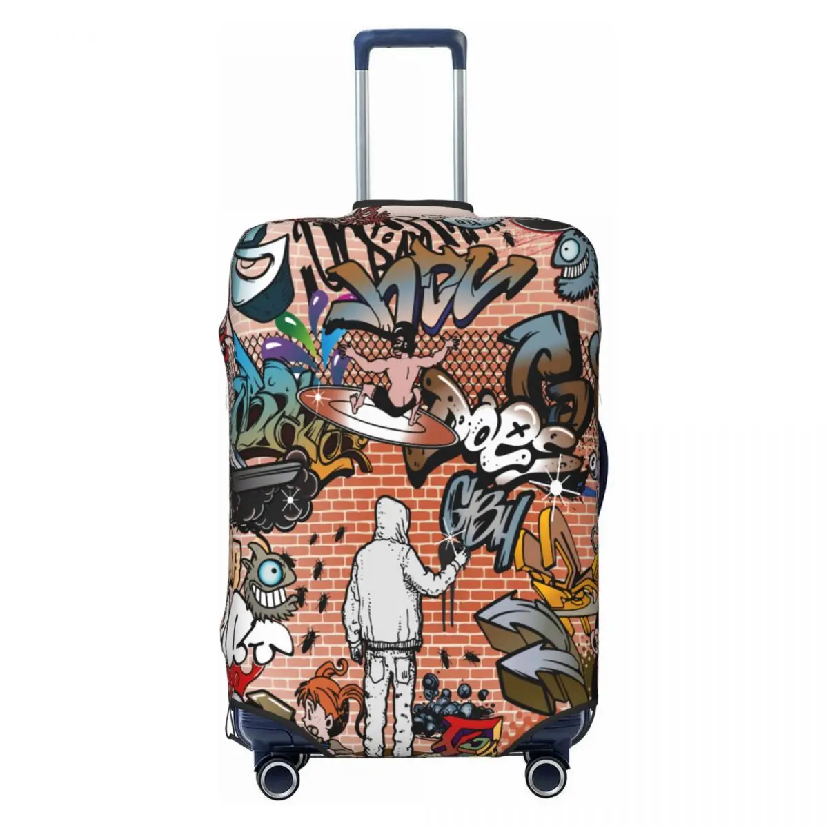 Custom Urban Street Graffiti Art Luggage Cover Funny Vintage Street Style Suitcase Protector Covers Suit For 18-32 inch
Custom Urban Street Graffiti Art Luggage Cover Funny Vintage Street Style Suitcase Protector Covers Suit For 18-32 inch