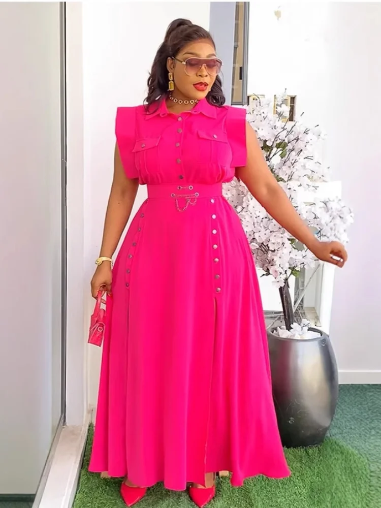 Three Sisters 2025 Wholesale New Summer Women's Wear Solid Collar Sleeveless Split Dress Elegant Commuter Two Piece Set
Three Sisters 2025 Wholesale New Summer Women's Wear Solid Collar Sleeveless Split Dress Elegant Commuter Two Piece Set