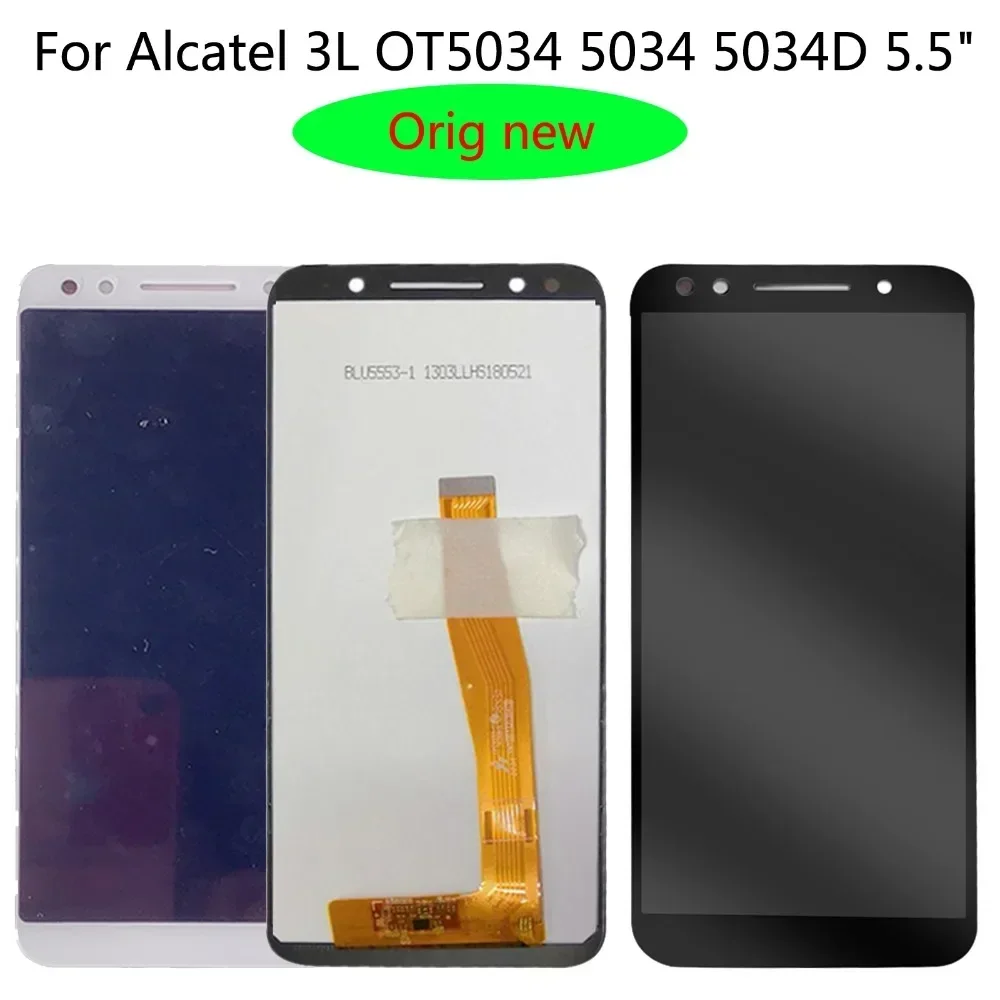 НОВИНКА для Alcatel 3L OT5034 5034 5034D 5,5 "ЖК-дисплей с дигитайзером сенсорного экрана с инструментами
НОВИНКА для Alcatel 3L OT5034 5034 5034D 5,5 "ЖК-дисплей с дигитайзером сенсорного экрана с инструментами