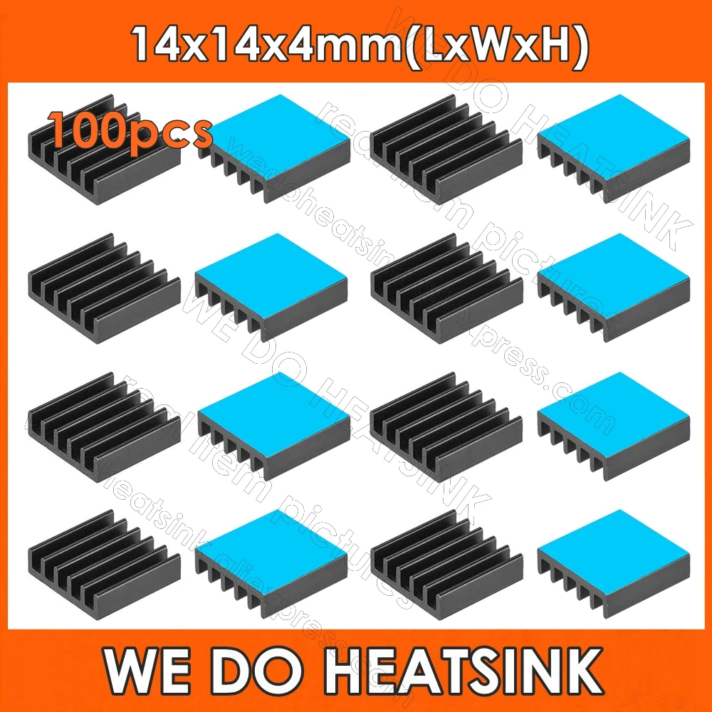 WE DO HEATSINK 100 шт. 14x14x4 мм черный кулер для электроники радиатор для микросхемы MOS GPU с термоклейкой двусторонней лентой
WE DO HEATSINK 100 шт. 14x14x4 мм черный кулер для электроники радиатор для микросхемы MOS GPU с термоклейкой двусторонней лентой