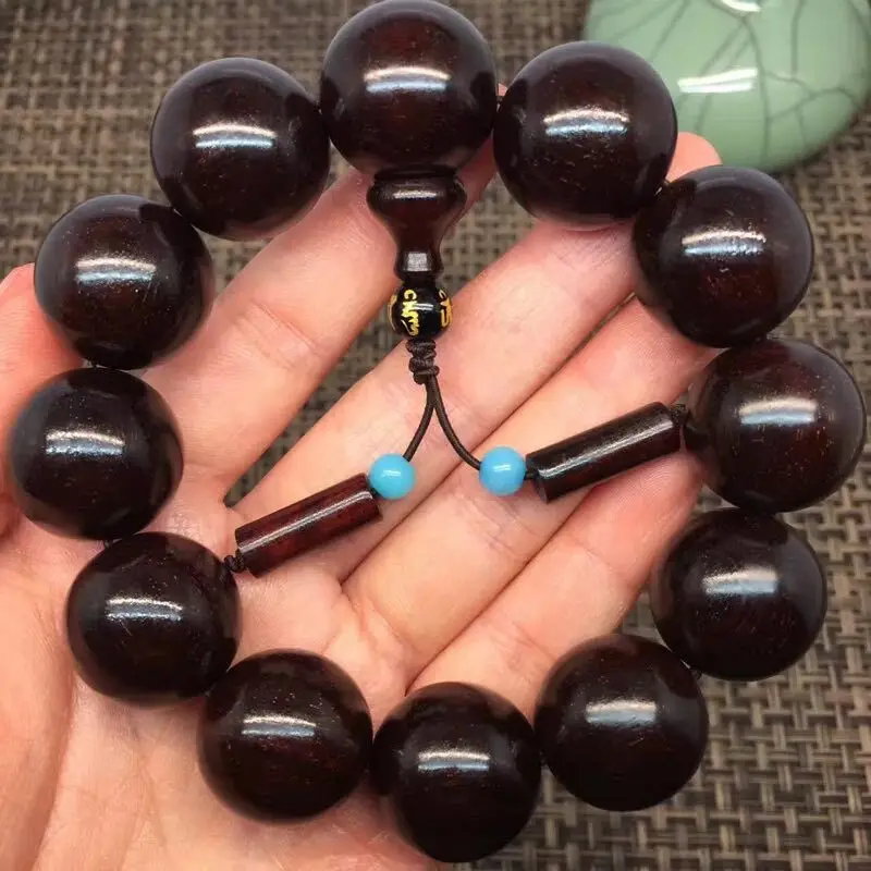 Authentic Indian small-leaf for men, 2.0mm old material golden rosewood Buddhist prayer beads bracelet
Authentic Indian small-leaf for men, 2.0mm old material golden rosewood Buddhist prayer beads bracelet