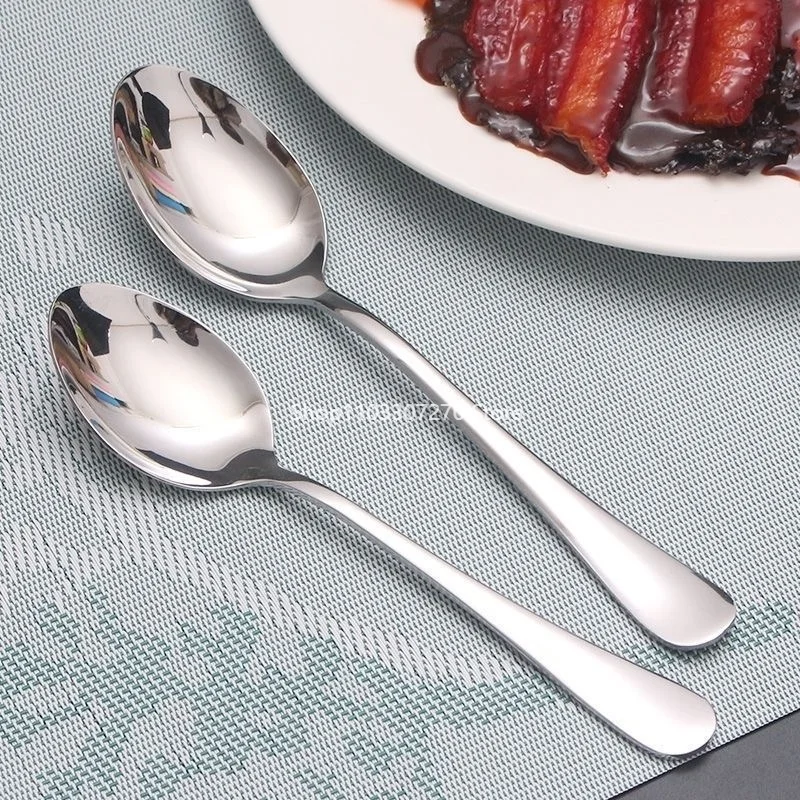 6Pcs Stainless Steel Thickening Spoon Creative Long Handle Hotel Hot Pot Spoon for Ice Cream Dessert Watermelon Teaspoons
6Pcs Stainless Steel Thickening Spoon Creative Long Handle Hotel Hot Pot Spoon for Ice Cream Dessert Watermelon Teaspoons