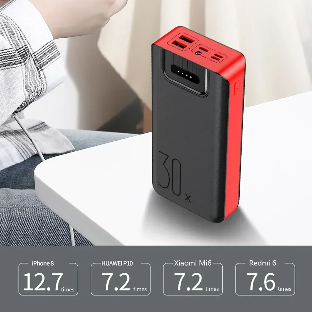 FERISING 30000 мАч внешний аккумулятор Power Bank со светодиодным цифровым дисплеем, двойной USB 30000 мАч, портативный внешний аккумулятор для Xiaomi
FERISING 30000 мАч внешний аккумулятор Power Bank со светодиодным цифровым дисплеем, двойной USB 30000 мАч, портативный внешний аккумулятор для Xiaomi