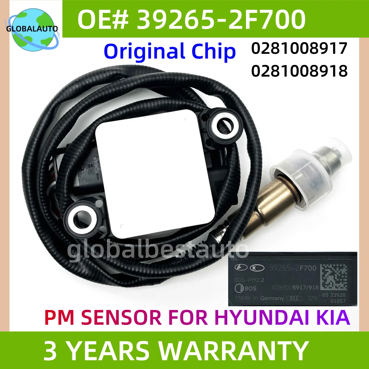39265-2F700 392652F700 0281008917 0281008918 New Particulate Matter Sensor PM Sensor for KIA Hyundai Staria 2.2 2021 2022 2023
39265-2F700 392652F700 0281008917 0281008918 New Particulate Matter Sensor PM Sensor for KIA Hyundai Staria 2.2 2021 2022 2023