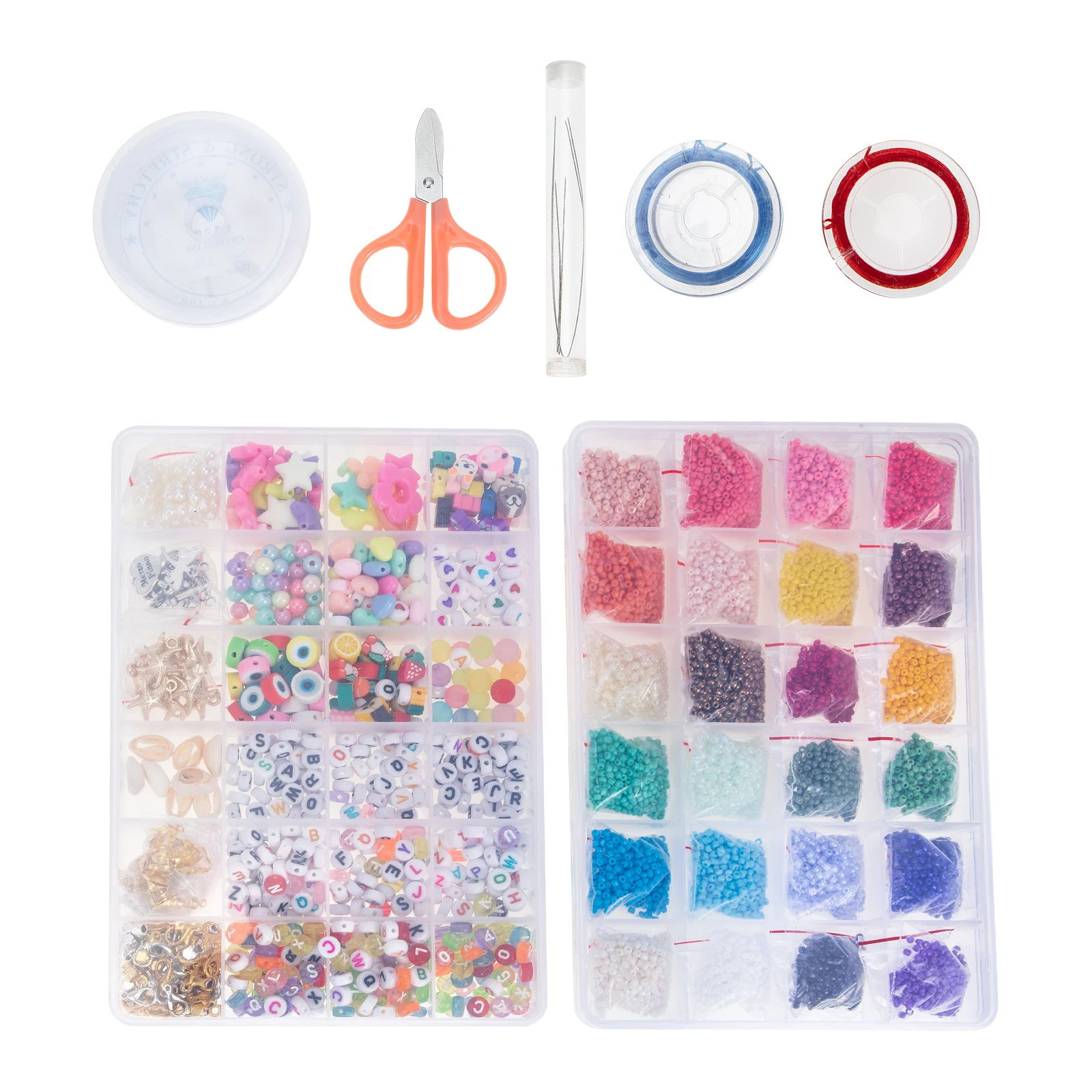 Glass Jewelry DIY Colorful For Jewelry Making Loose Spacer Beads Set H made Spacer Beads Bracelet Necklace Kit
Glass Jewelry DIY Colorful For Jewelry Making Loose Spacer Beads Set H made Spacer Beads Bracelet Necklace Kit