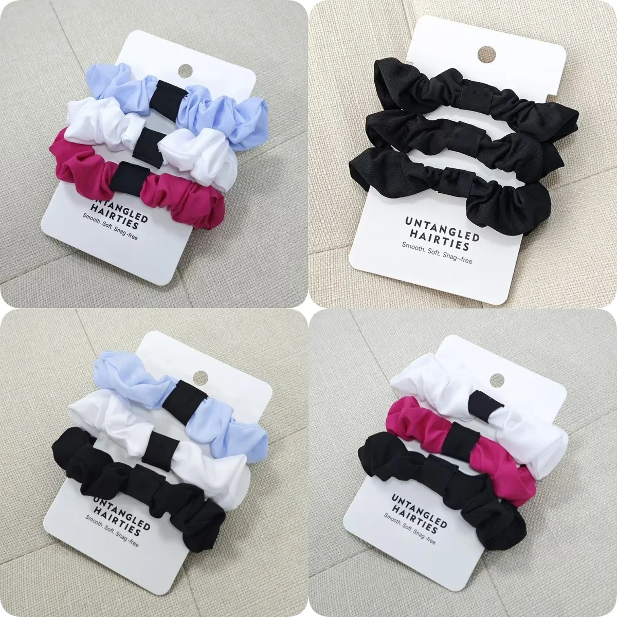 lo 3PCS Solid Color Hair Rope Lady Scrunchies French Hair Scrunchy Elastic Hairpieces Thick Bun Hair Decoration Accessories
lo 3PCS Solid Color Hair Rope Lady Scrunchies French Hair Scrunchy Elastic Hairpieces Thick Bun Hair Decoration Accessories