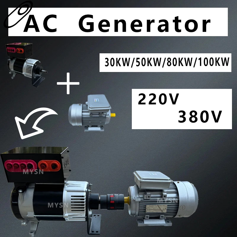 30KW/50KW/80KW/100KW Power Generator System 220V 380V Magnetic Low RPM Maglev Free Energy Generator With Driving Motor
30KW/50KW/80KW/100KW Power Generator System 220V 380V Magnetic Low RPM Maglev Free Energy Generator With Driving Motor