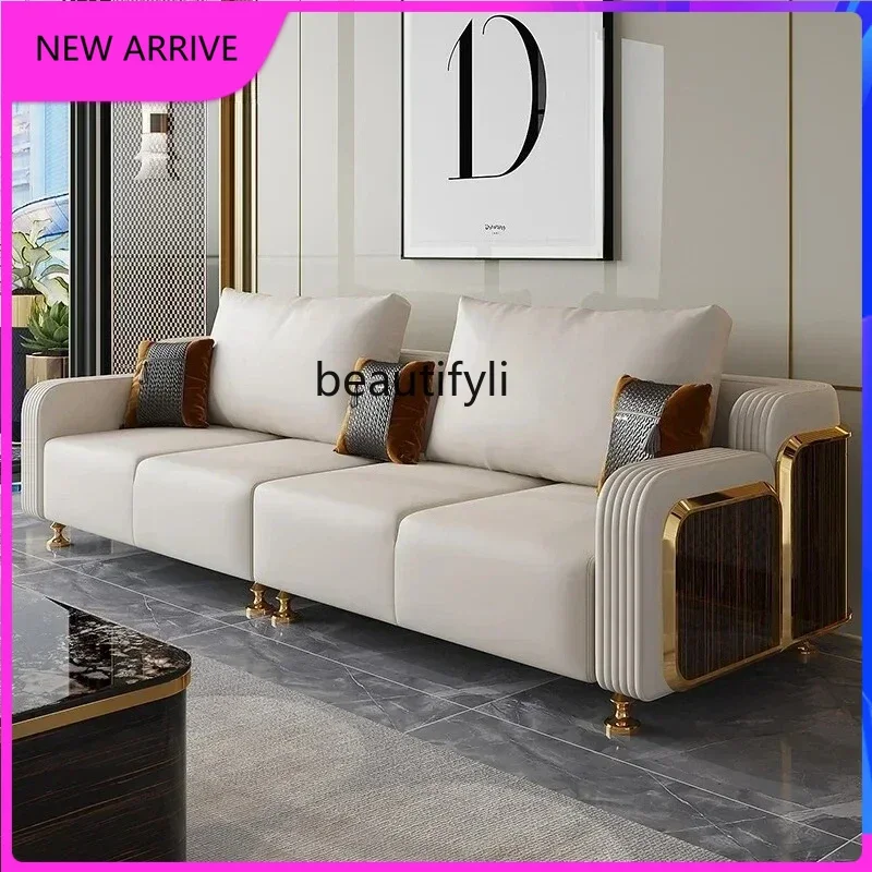 C4567 Modern Luxury Leather with Wooden Sofa Set, Fashion 2/3/4 Seater Sofa, Leather Couch for Living Room Accept Customzied Col
C4567 Modern Luxury Leather with Wooden Sofa Set, Fashion 2/3/4 Seater Sofa, Leather Couch for Living Room Accept Customzied Col