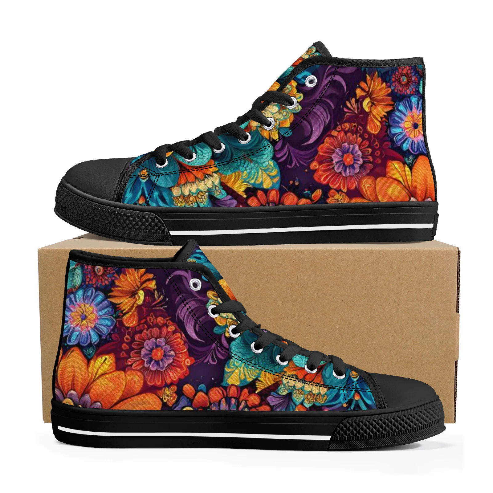 Customizable Bohemia stye vulcanized shoes classic high-top canvas shoes casual sneakers for man and woman
Customizable Bohemia stye vulcanized shoes classic high-top canvas shoes casual sneakers for man and woman