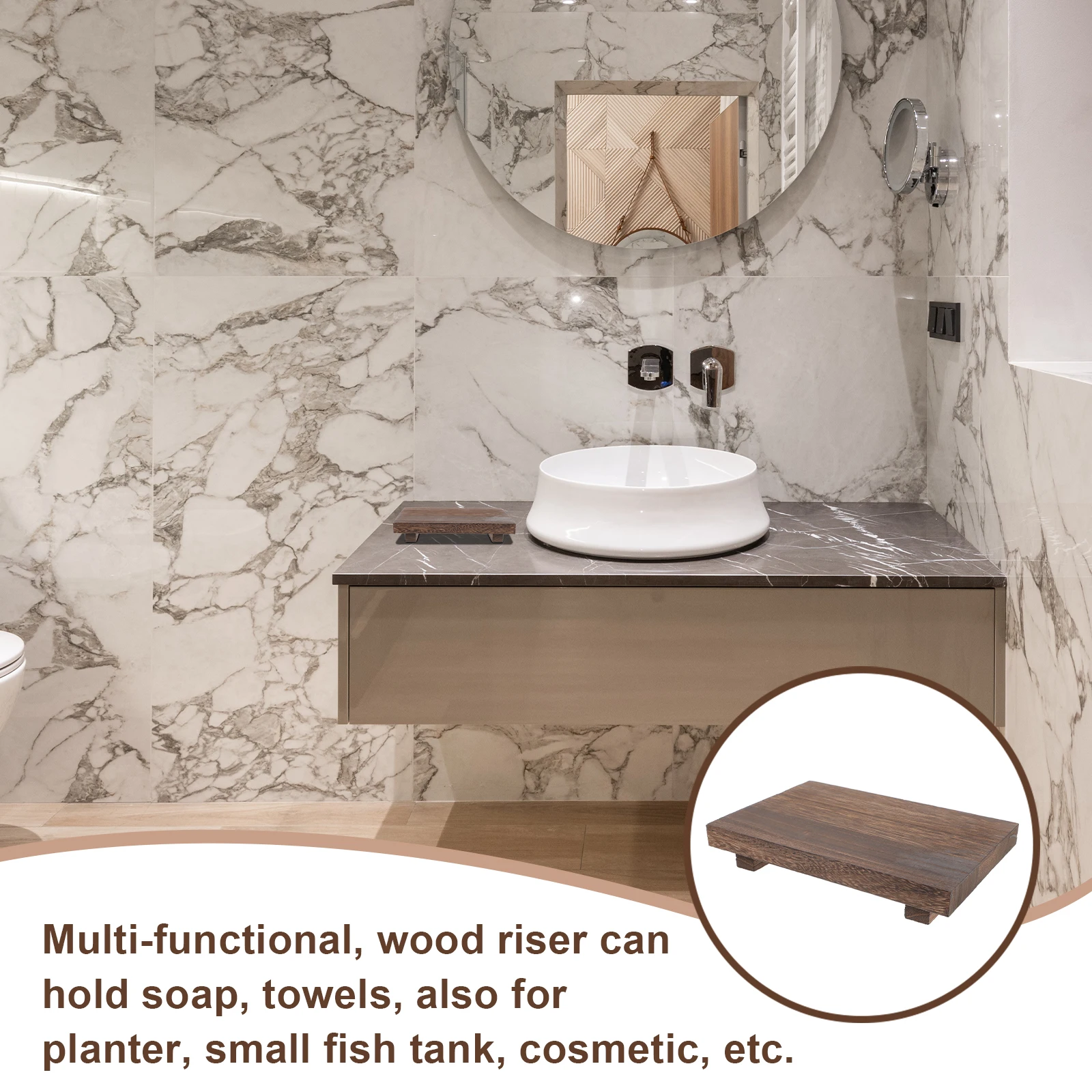 1pcs Footstep Stool Soap Bar Holder Riser Kitchen Tray Decor Counter Wood Risers Wooden Base Bathrooms Small Spaces Plant Vase
1pcs Footstep Stool Soap Bar Holder Riser Kitchen Tray Decor Counter Wood Risers Wooden Base Bathrooms Small Spaces Plant Vase