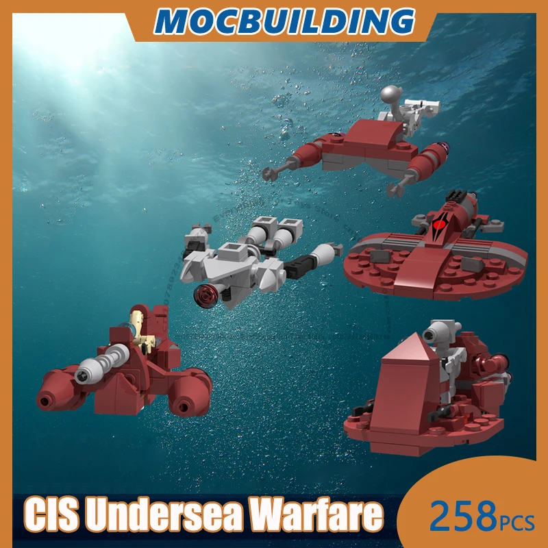 MOC Building Blocks CIS Undersea Warfare Model DIY Assemble Bricks Collection Display Creative Toys Gifts 258PCS
MOC Building Blocks CIS Undersea Warfare Model DIY Assemble Bricks Collection Display Creative Toys Gifts 258PCS