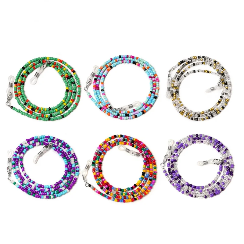 Unisex Adjustable Length Chain Bohemian Colored Masks Straps Fashion Glasses Lanyard Anti-lost Reading Eyeglasses Rope Strap
Unisex Adjustable Length Chain Bohemian Colored Masks Straps Fashion Glasses Lanyard Anti-lost Reading Eyeglasses Rope Strap