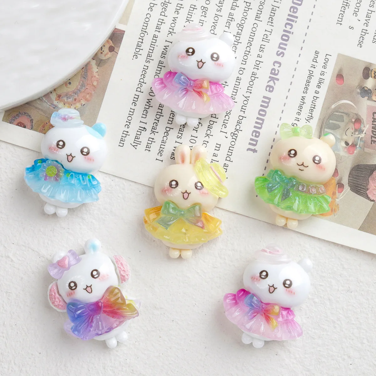 Kawaii Cartoon Rabbit Animal Flatback Resin Cabochon Fit upplies DIY Flatback Planar Material Hand Art Craft
Kawaii Cartoon Rabbit Animal Flatback Resin Cabochon Fit upplies DIY Flatback Planar Material Hand Art Craft