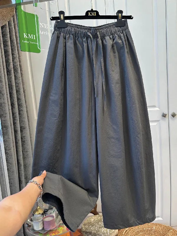 plus Size Women's Loose Elastic Waist Balloon Pants Summer Versatile Color Casual Trousers Comfortable Breathable PVC
plus Size Women's Loose Elastic Waist Balloon Pants Summer Versatile Color Casual Trousers Comfortable Breathable PVC