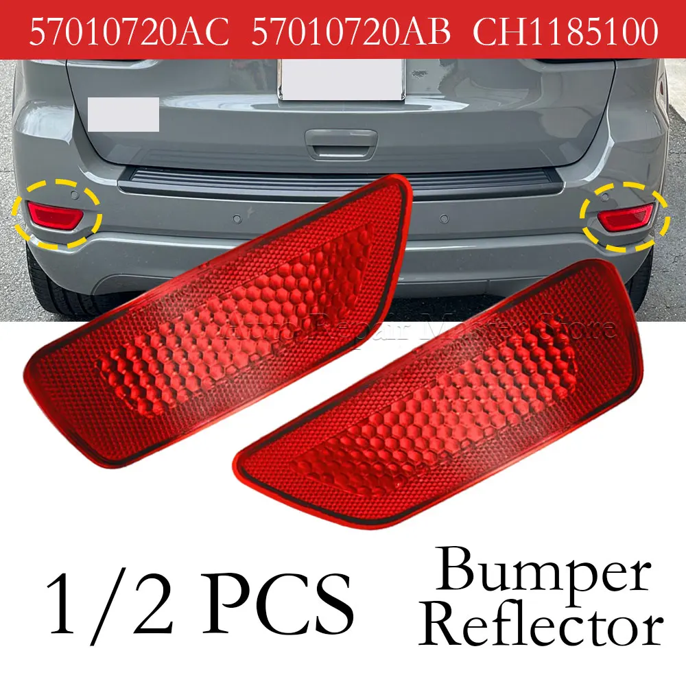 1/2pcs Car Red Tail Warning Reflector Light Shell For Grand Cherokee Compass Dodge Journey Bumper Fog Lamp Lens Cover 57010720AC
1/2pcs Car Red Tail Warning Reflector Light Shell For Grand Cherokee Compass Dodge Journey Bumper Fog Lamp Lens Cover 57010720AC