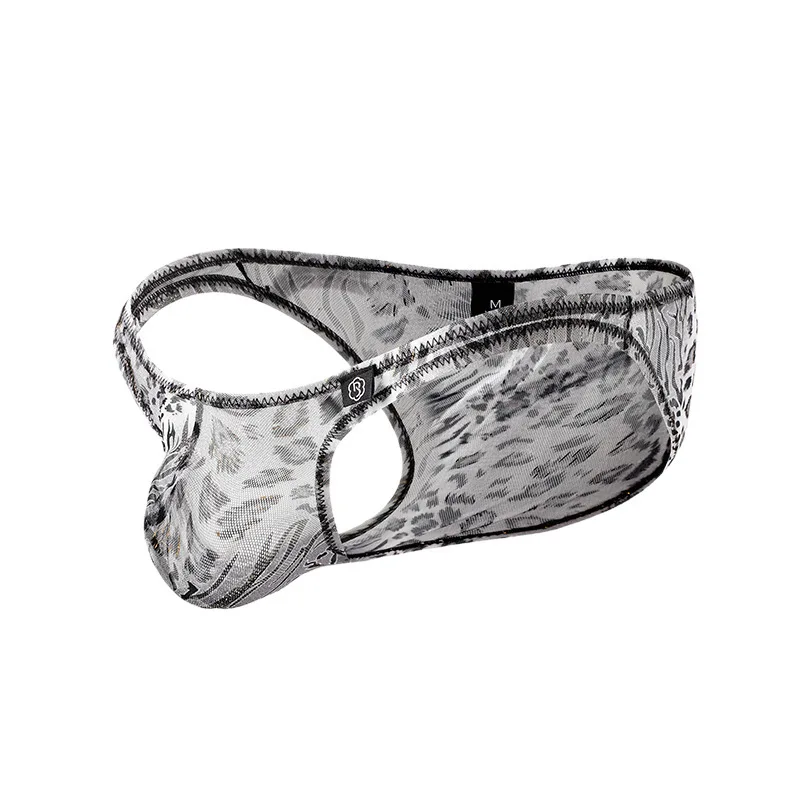 Men's Briefs Ice Silk Mesh Leopard Printed Panties Low-Rise Summer Underwear Sexy U Convex Underpants Ultra-Thin Bikini
Men's Briefs Ice Silk Mesh Leopard Printed Panties Low-Rise Summer Underwear Sexy U Convex Underpants Ultra-Thin Bikini