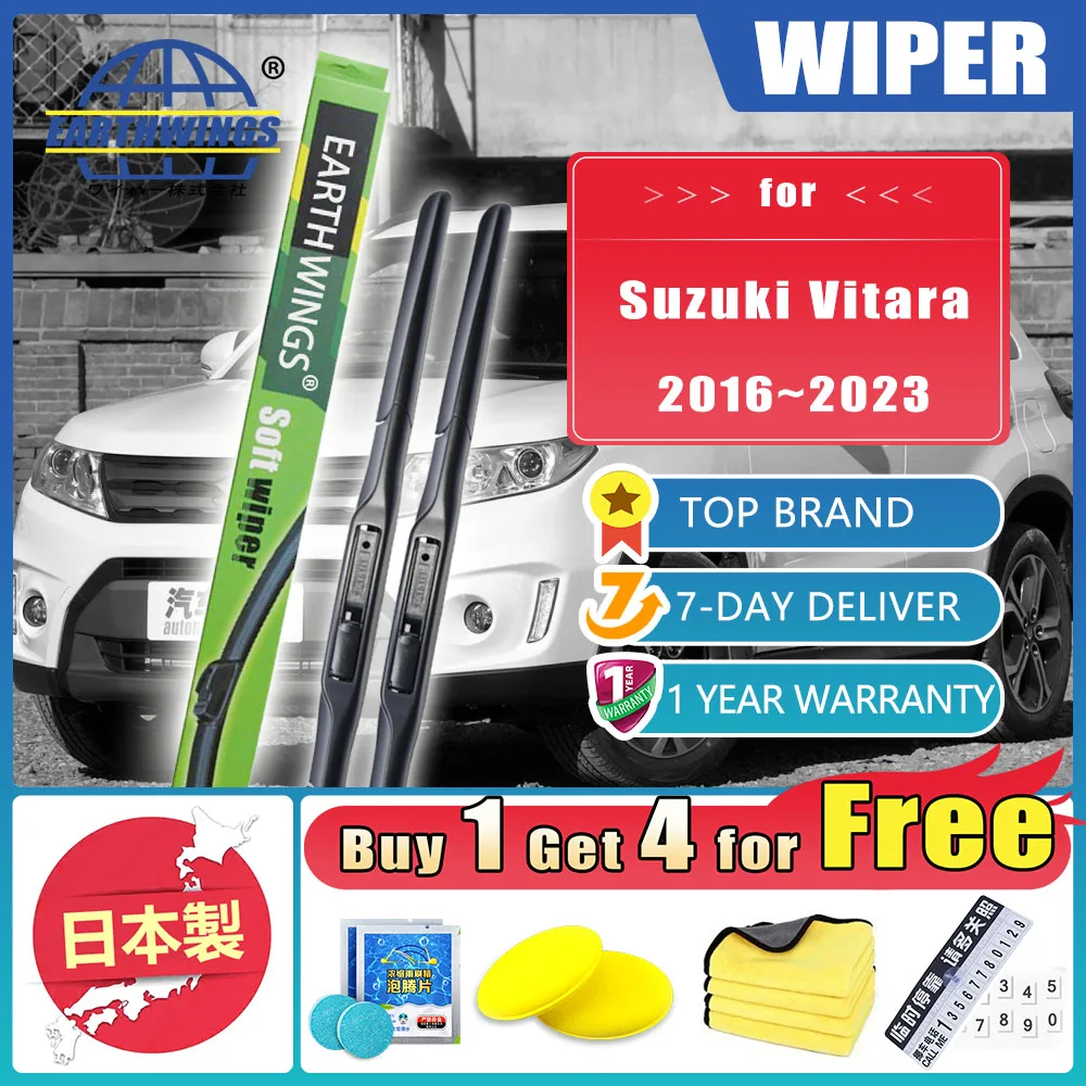 For Suzuki Vitara 2016~2023 2017 LY Car Front Rear Windshield Wiper Blades Rubber Accessories Protective Windscreen Cleaning 2X
For Suzuki Vitara 2016~2023 2017 LY Car Front Rear Windshield Wiper Blades Rubber Accessories Protective Windscreen Cleaning 2X