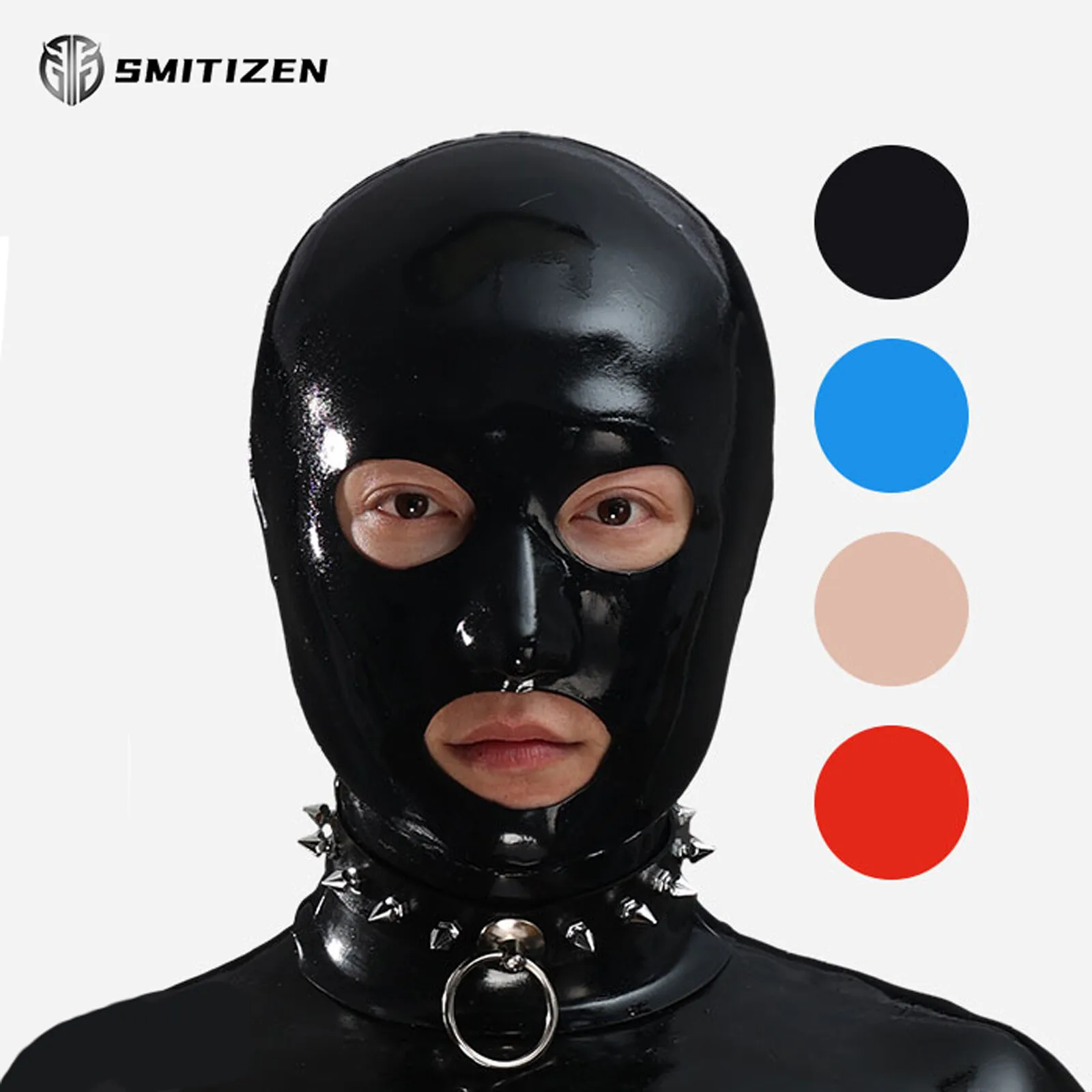 Smitizen Glossy Three-Hole Silicone Full Hood for Male Halloween Party Cosplay
Smitizen Glossy Three-Hole Silicone Full Hood for Male Halloween Party Cosplay
