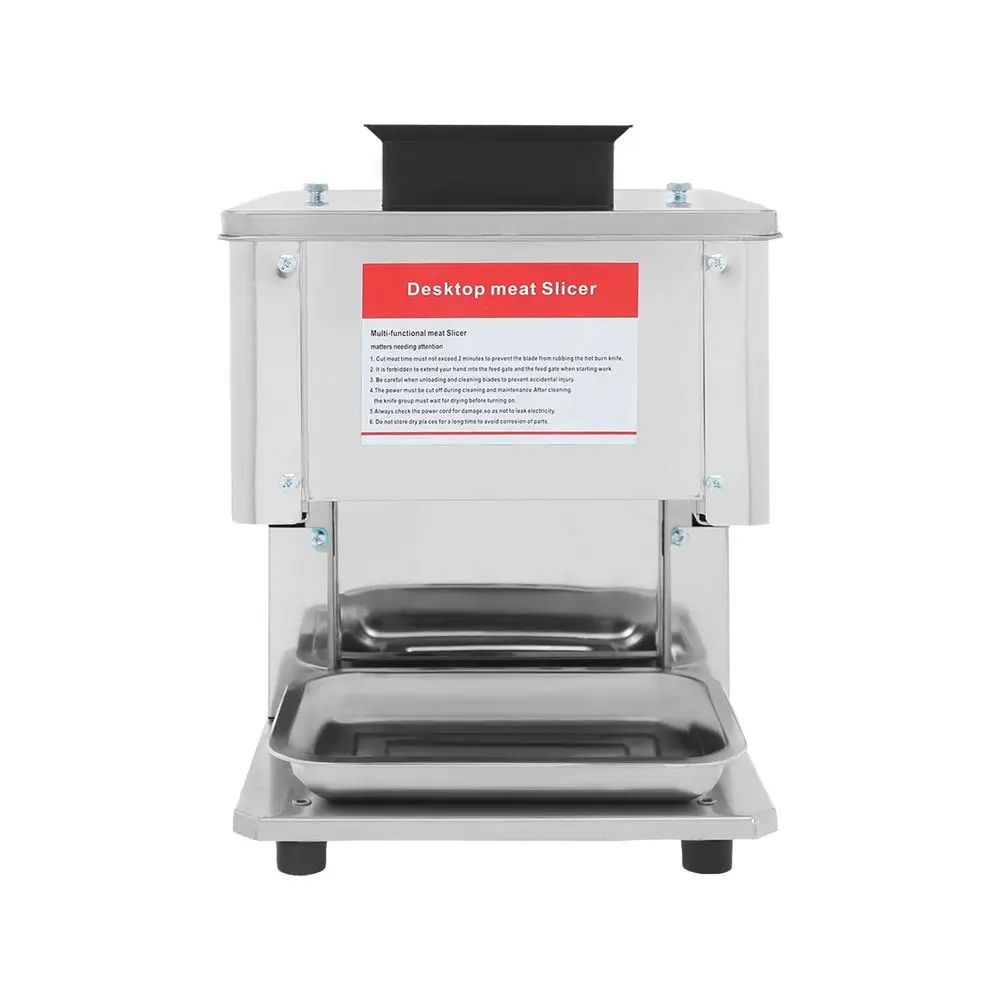 Electric Meat Cutter Machine, 5mm Thickness 330lb h Commercial Fresh Meat Slicer Shredded Minced Cutting Machine, Stainless Ste
Electric Meat Cutter Machine, 5mm Thickness 330lb h Commercial Fresh Meat Slicer Shredded Minced Cutting Machine, Stainless Ste