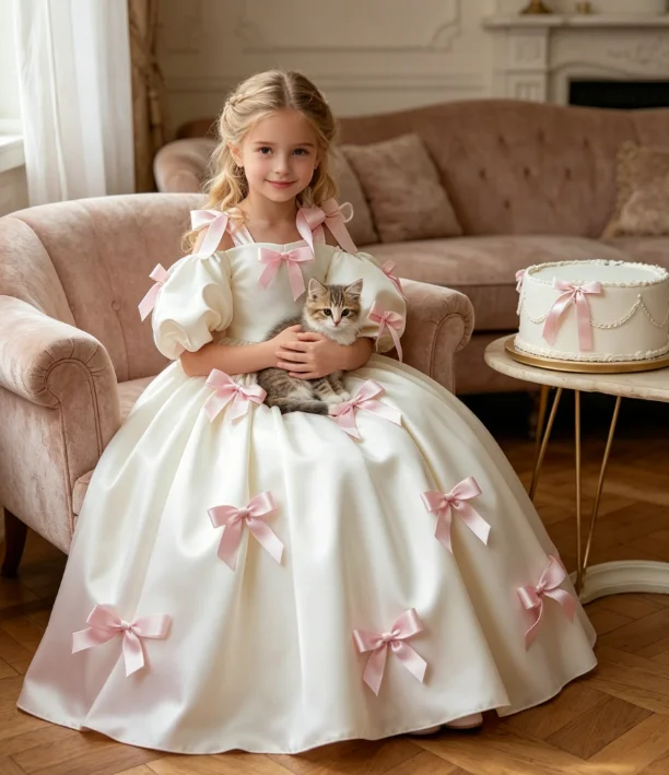 Girls Dress 2026 Spring and Summer New Children's Clothing Baby Girl Sweet Bubble Sleeve Birthday Party Long Princess Dress
Girls Dress 2026 Spring and Summer New Children's Clothing Baby Girl Sweet Bubble Sleeve Birthday Party Long Princess Dress