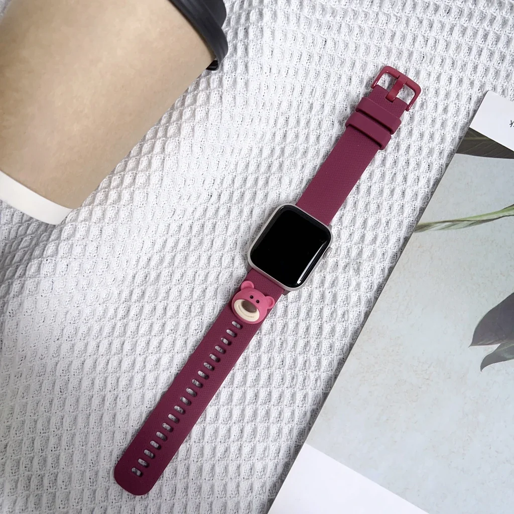 Fashion Silicone Strap For Apple Watch band women Series Ultra 10/9/8/7/6/5 1 Cartoon 38mm 40mm 41mm 42mm 44mm 45mm 46mm 49mm
Fashion Silicone Strap For Apple Watch band women Series Ultra 10/9/8/7/6/5 1 Cartoon 38mm 40mm 41mm 42mm 44mm 45mm 46mm 49mm