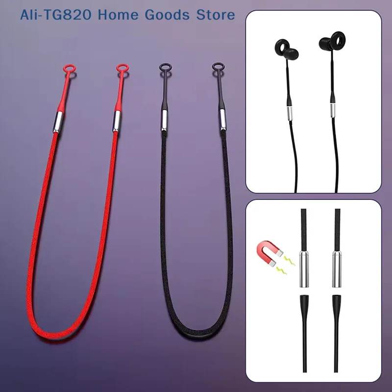 Earplug Lanyard With Magnetic Tensile Safety Rope Ear Plug Holder Flexible Silicone Earplug Link Suitable For Detachable Earplug
Earplug Lanyard With Magnetic Tensile Safety Rope Ear Plug Holder Flexible Silicone Earplug Link Suitable For Detachable Earplug