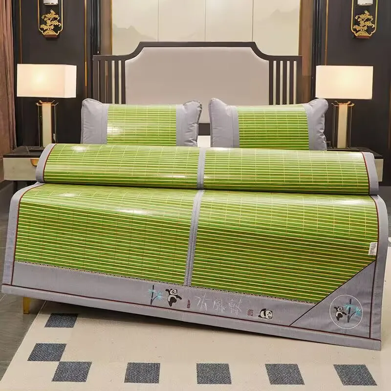 Cooling Bamboo Mat Summer Mattress Topper Foldable Double-sided Bamboo Mat Grass Futon Mat Ice Silk Mat Sleeping Pad Single Bed
Cooling Bamboo Mat Summer Mattress Topper Foldable Double-sided Bamboo Mat Grass Futon Mat Ice Silk Mat Sleeping Pad Single Bed