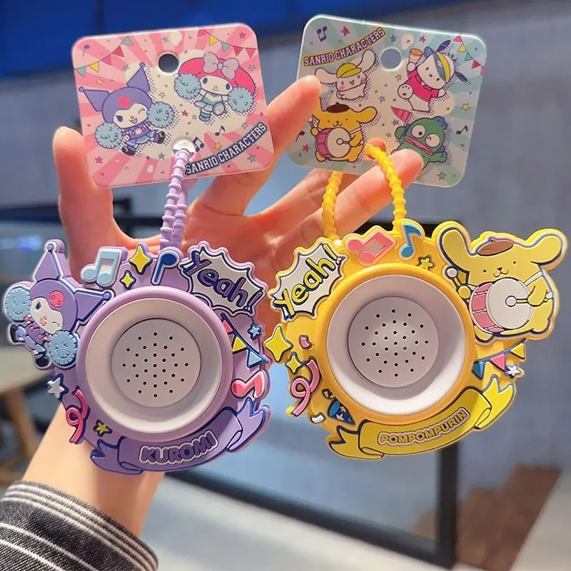Hello Kitty Key Buckle Miniso Delicate Originality Kuromi Sound Recording Horn Toys New Cute Fashion Lovers Schoolbag Pendant
Hello Kitty Key Buckle Miniso Delicate Originality Kuromi Sound Recording Horn Toys New Cute Fashion Lovers Schoolbag Pendant