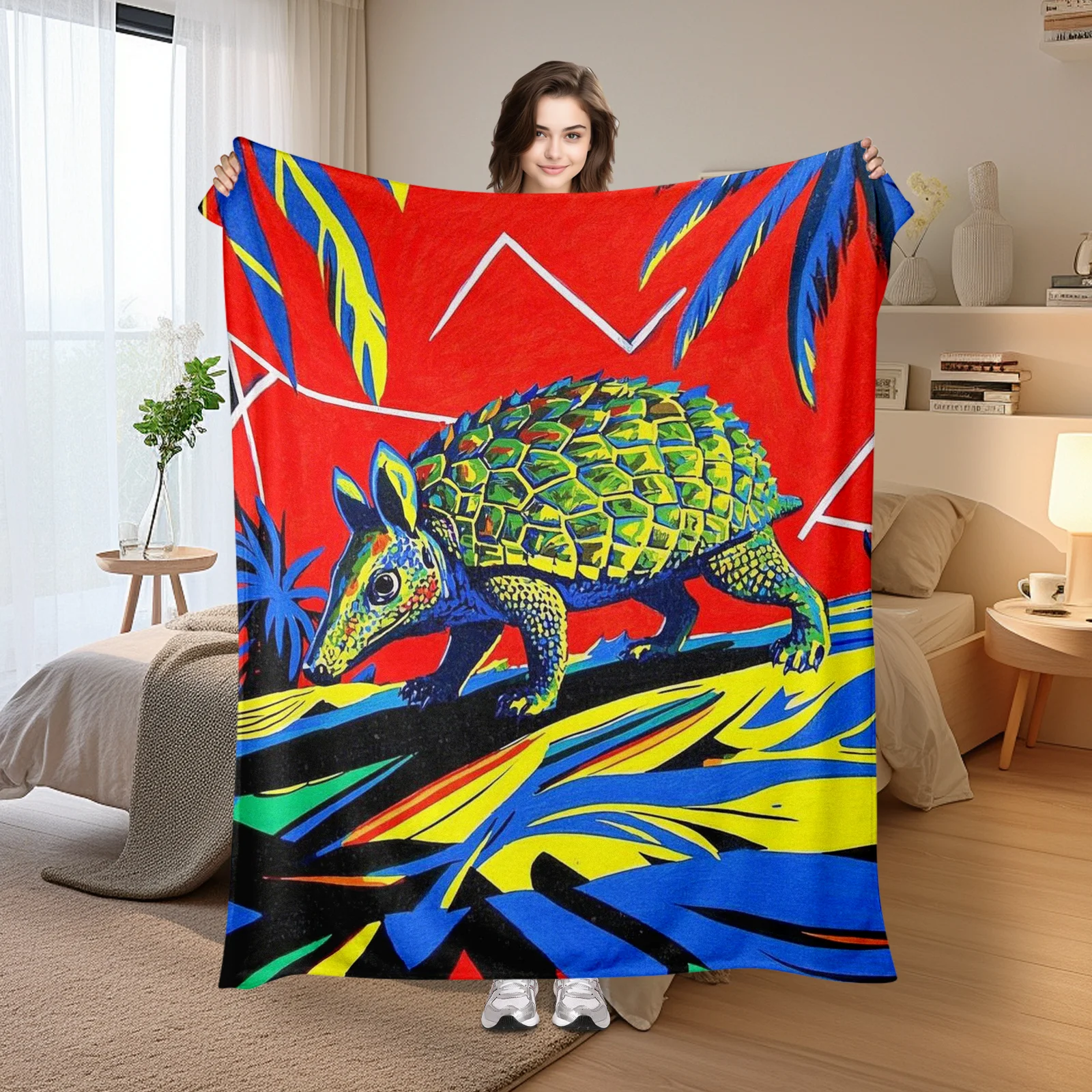 Armadillo Red And Blue Blanket Featuring Palm Tree Design For A Tropical And Vibrant Addition To Your Home Or Outdoor Space
Armadillo Red And Blue Blanket Featuring Palm Tree Design For A Tropical And Vibrant Addition To Your Home Or Outdoor Space