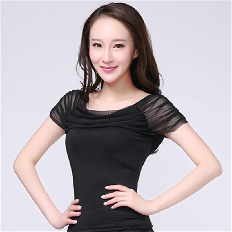 Latin Dance Tops for Women Ballroom Shirts Short Sleeve Milk fiber Salsa Rumba Waltz Dance Clothes
Latin Dance Tops for Women Ballroom Shirts Short Sleeve Milk fiber Salsa Rumba Waltz Dance Clothes