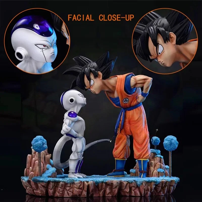 Аниме-фигурка Dragon Ball Z: Гоку против Фризы, коллекционная модель из ПВХ, игрушка-подарок, 13 см/5,1 дюйма
Аниме-фигурка Dragon Ball Z: Гоку против Фризы, коллекционная модель из ПВХ, игрушка-подарок, 13 см/5,1 дюйма