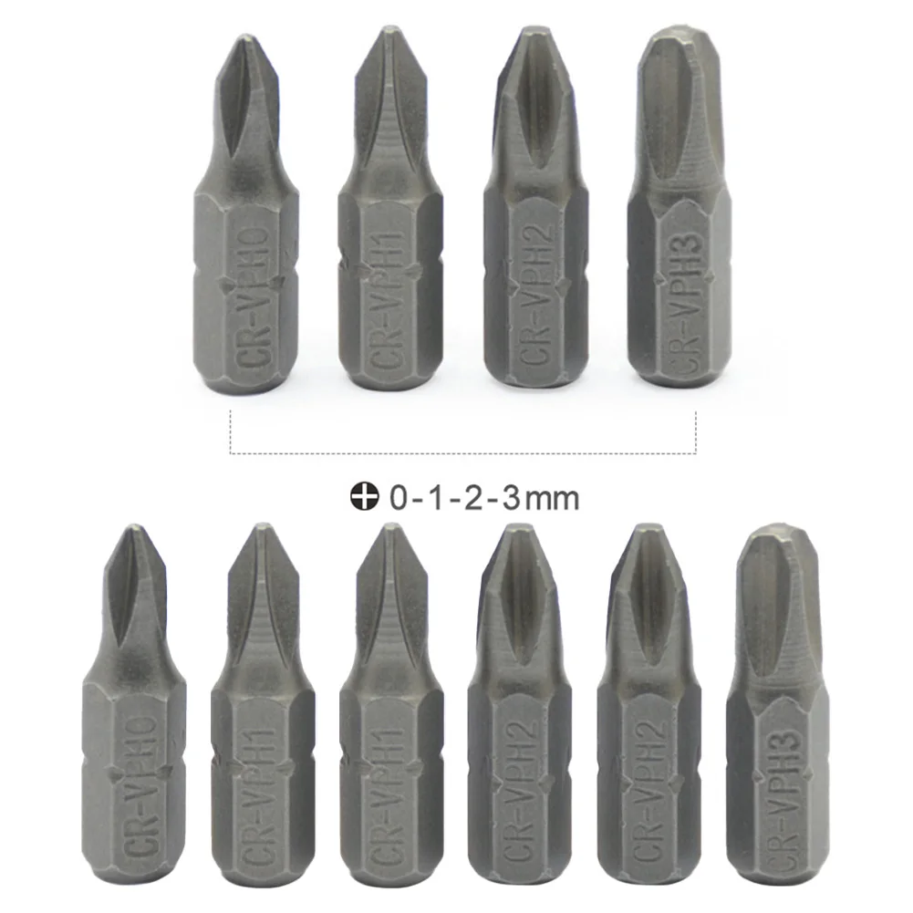 Chrome Vanadium Steel Bits Cross Screwdriver Bit Set Electrician Tasks 1/4inch Hex Shank High Hardness Not Easy To Wear
Chrome Vanadium Steel Bits Cross Screwdriver Bit Set Electrician Tasks 1/4inch Hex Shank High Hardness Not Easy To Wear