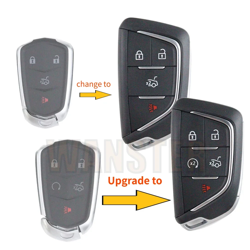 Modified Car Key Fob Case Shell Housing for Cadillac Xt5 XTS CTS SRX ATSL XT4 CT6 ATS Escalade ESV DTS ELR STS 2014 2015-2018
Modified Car Key Fob Case Shell Housing for Cadillac Xt5 XTS CTS SRX ATSL XT4 CT6 ATS Escalade ESV DTS ELR STS 2014 2015-2018