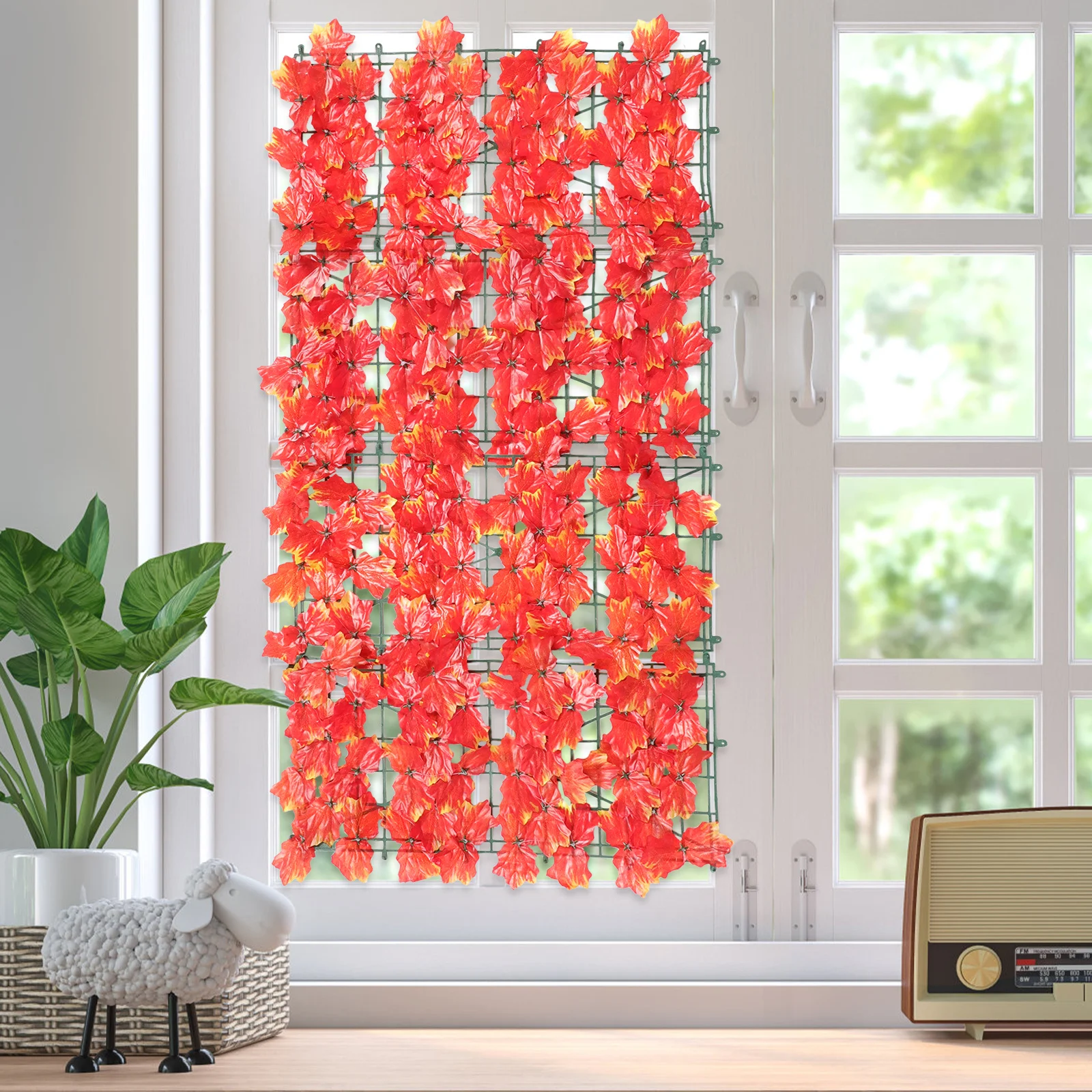 Artificial Fence Simulated Maple Leaf Design for Balcony Garden Patio Yard Privacy Decorative Fence Adornment Balcony Privacy
Artificial Fence Simulated Maple Leaf Design for Balcony Garden Patio Yard Privacy Decorative Fence Adornment Balcony Privacy