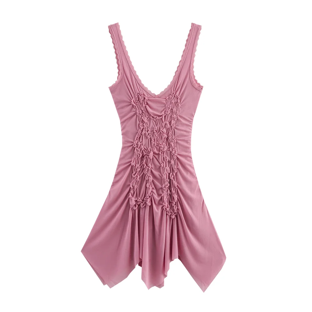 2025 Myst&Za New Women's Sleeveless Sling Dress with V - neck and Lace designfor a Stylish and Simple temperament style
2025 Myst&Za New Women's Sleeveless Sling Dress with V - neck and Lace designfor a Stylish and Simple temperament style