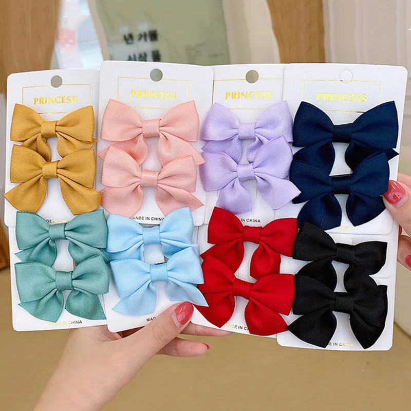 2pcs Bow Hair Clips for Girls Korean Trend Cotton Solid Print Baby Hairpins Cute Bowknot Kids Hairgrip Hair Accessories Set 2022
2pcs Bow Hair Clips for Girls Korean Trend Cotton Solid Print Baby Hairpins Cute Bowknot Kids Hairgrip Hair Accessories Set 2022