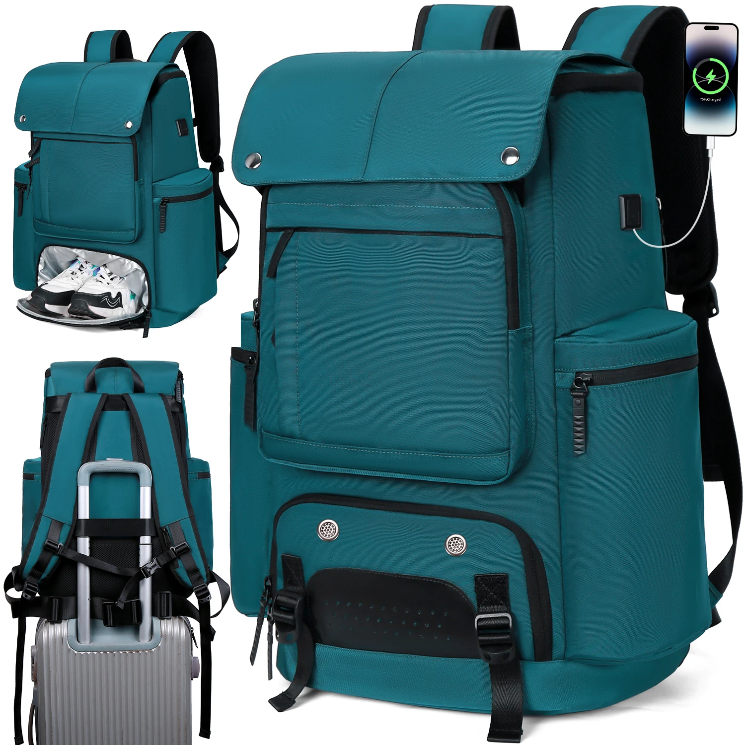 Men's Hiking Backpack Laptop Backpack, Business Casual Backpack Mountaineering Backpack Fitness Backpack (with USB charging port
Men's Hiking Backpack Laptop Backpack, Business Casual Backpack Mountaineering Backpack Fitness Backpack (with USB charging port