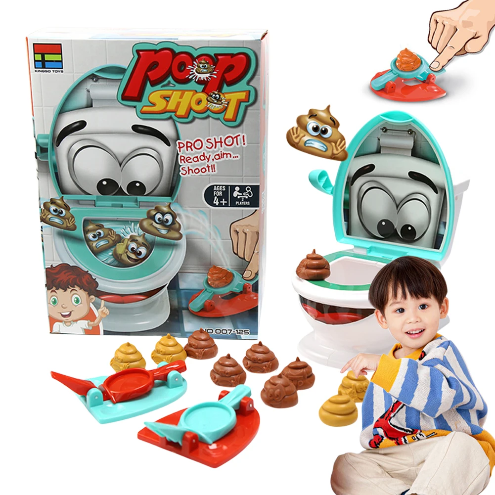 2Sets Poop Shooting Game Toy for Kids Creative Toilet Poop Game Toy Funny Interactive Tabletop Family Game Birthday Gifts
2Sets Poop Shooting Game Toy for Kids Creative Toilet Poop Game Toy Funny Interactive Tabletop Family Game Birthday Gifts